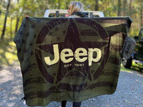 Jeep - Star Flag Roll-Up Blanket