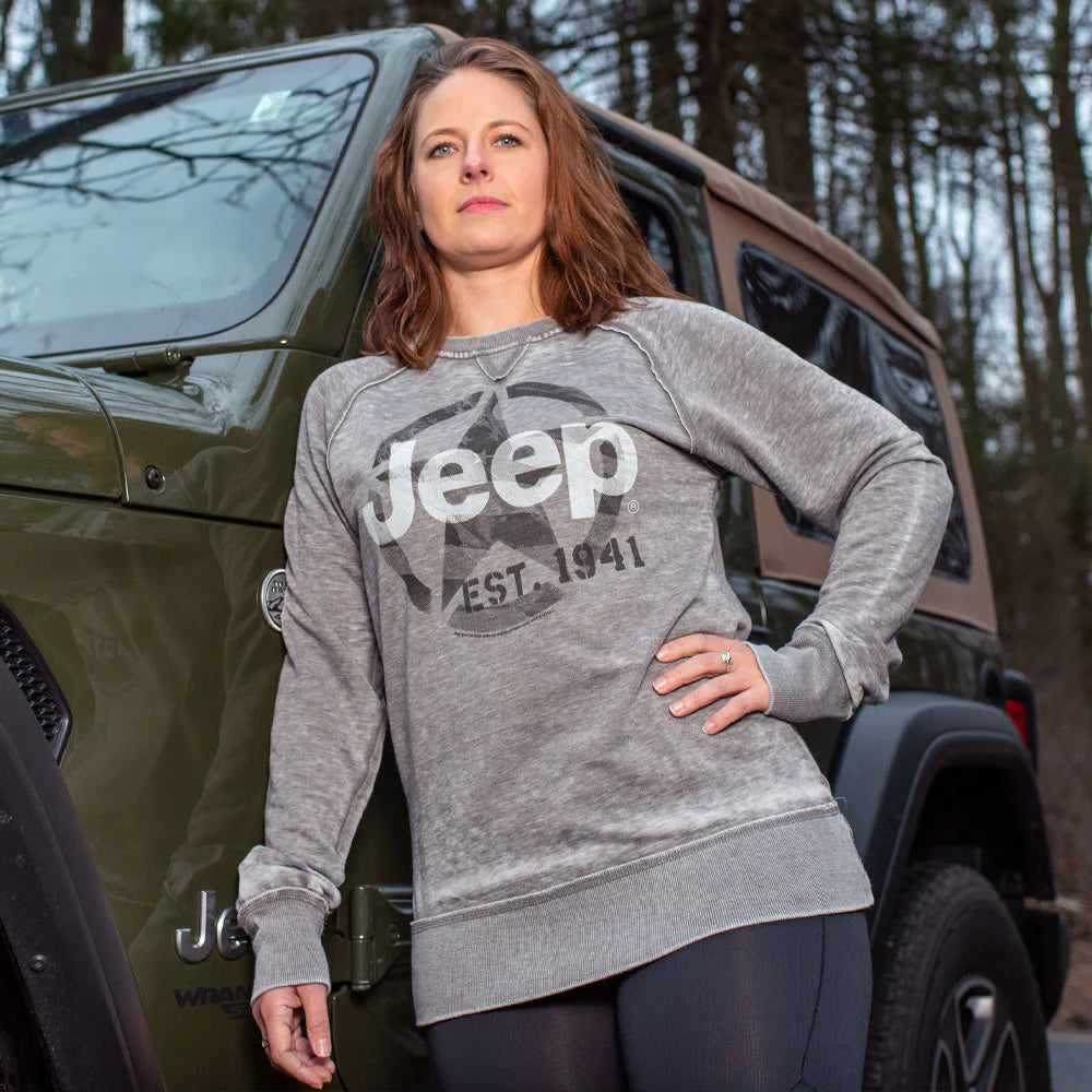 Jeep - Star Flag Crewneck Sweatshirt