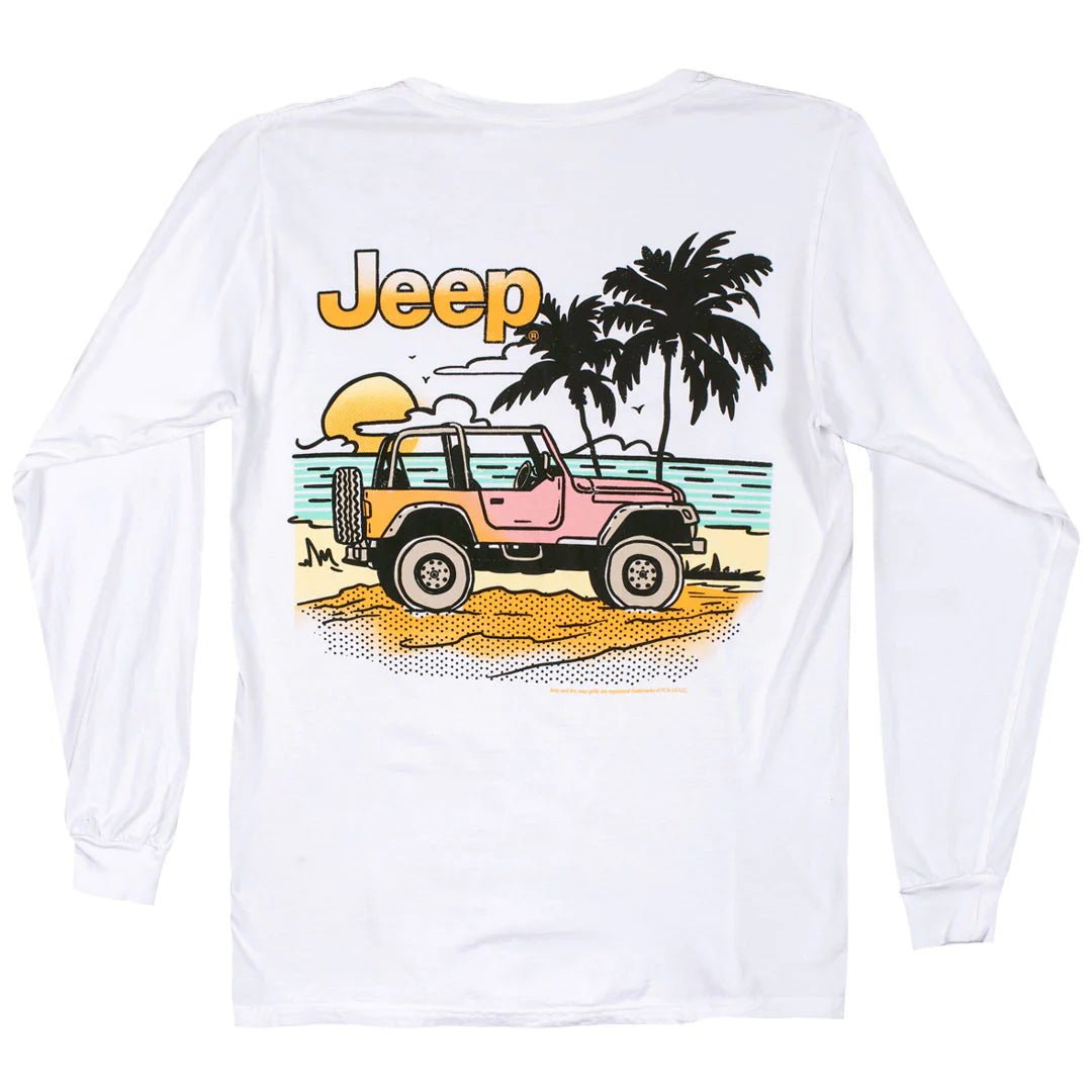 Jeep - Wrangler Beach Long Sleeve Shirt