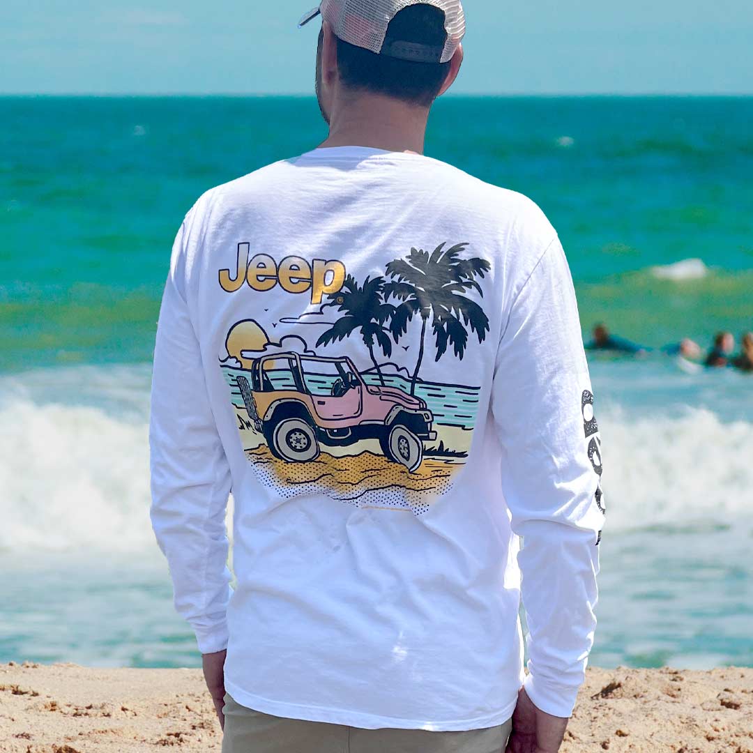 Jeep - Wrangler Beach Long Sleeve Shirt