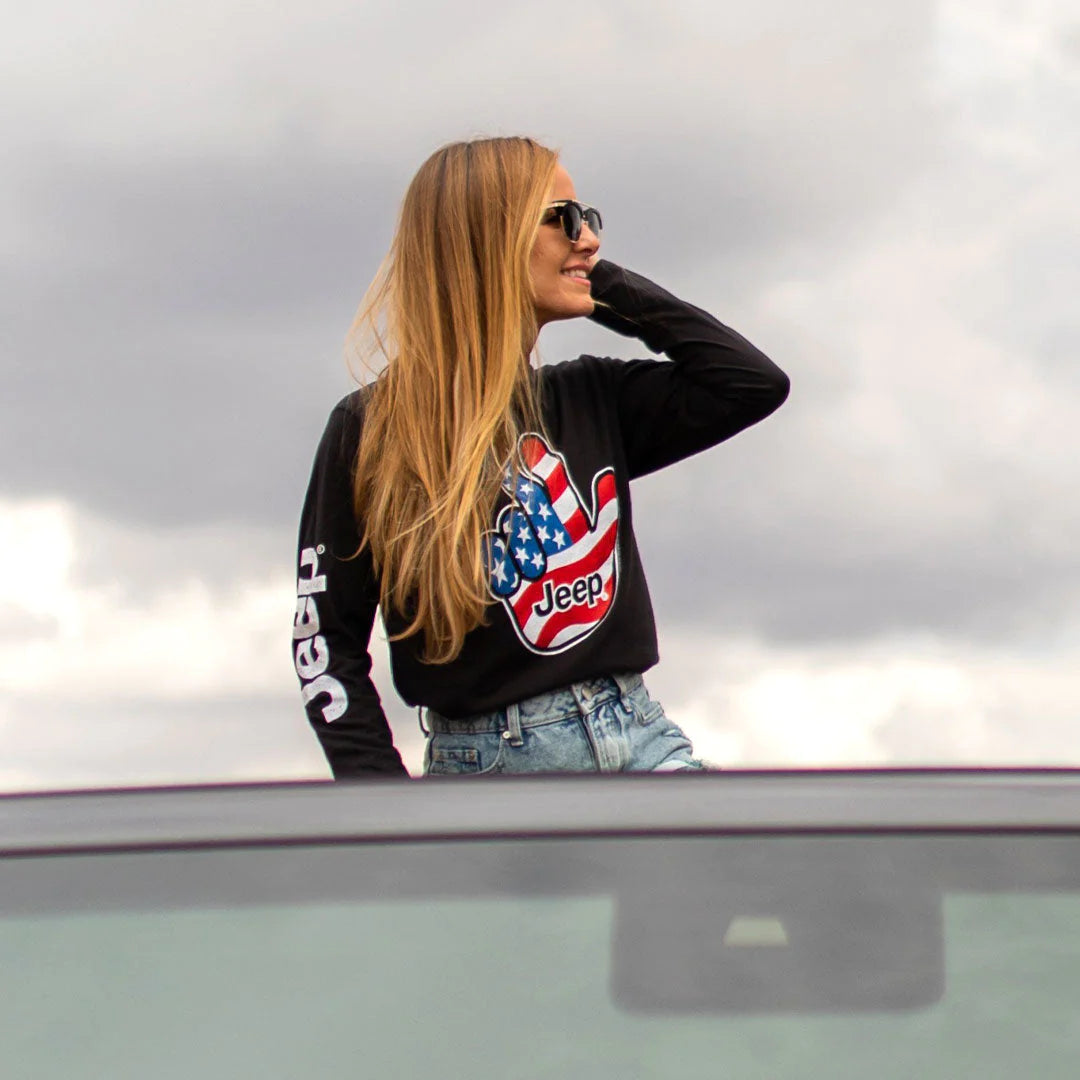 Jeep - Wave USA Long Sleeve Shirt
