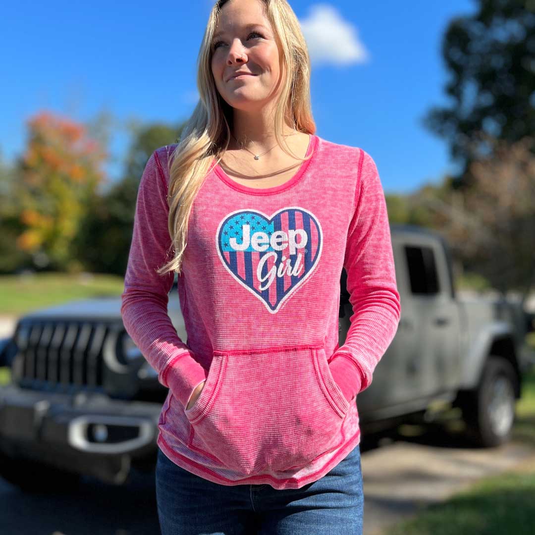 Jeep - Girl USA Love Thermal Shirt