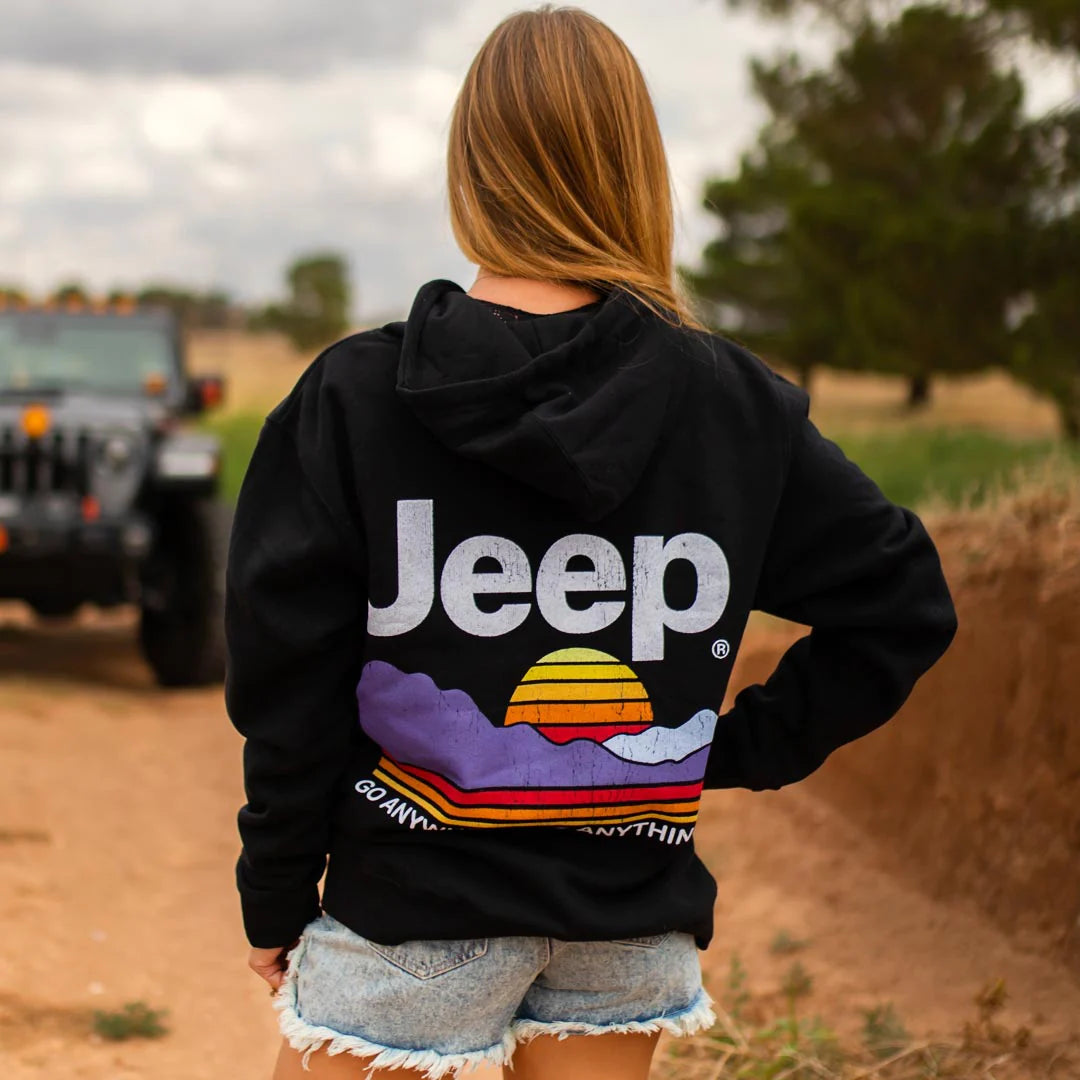 Jeep - Retro Mountains Hoodie