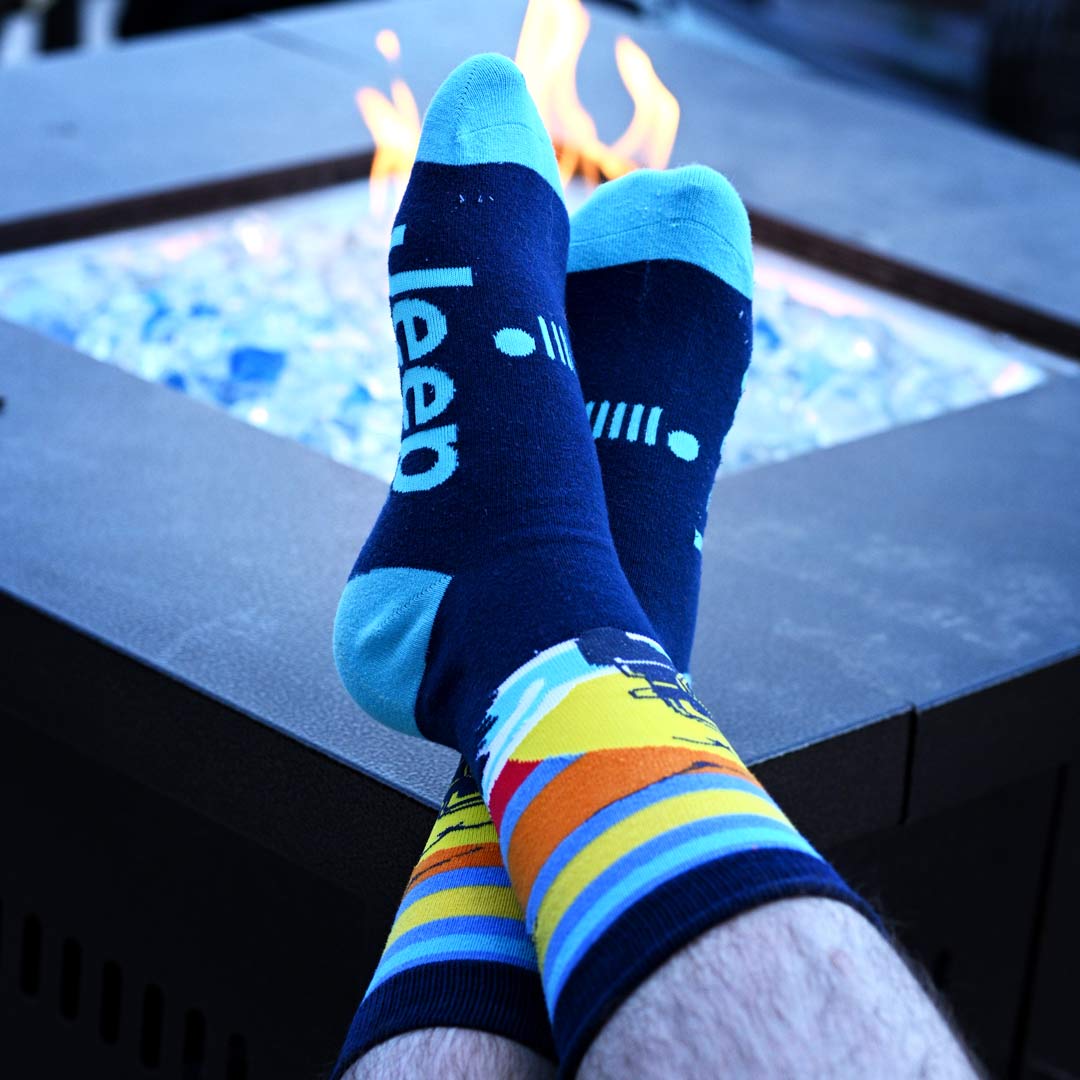 Jeep - Beach Sunset Dress Socks