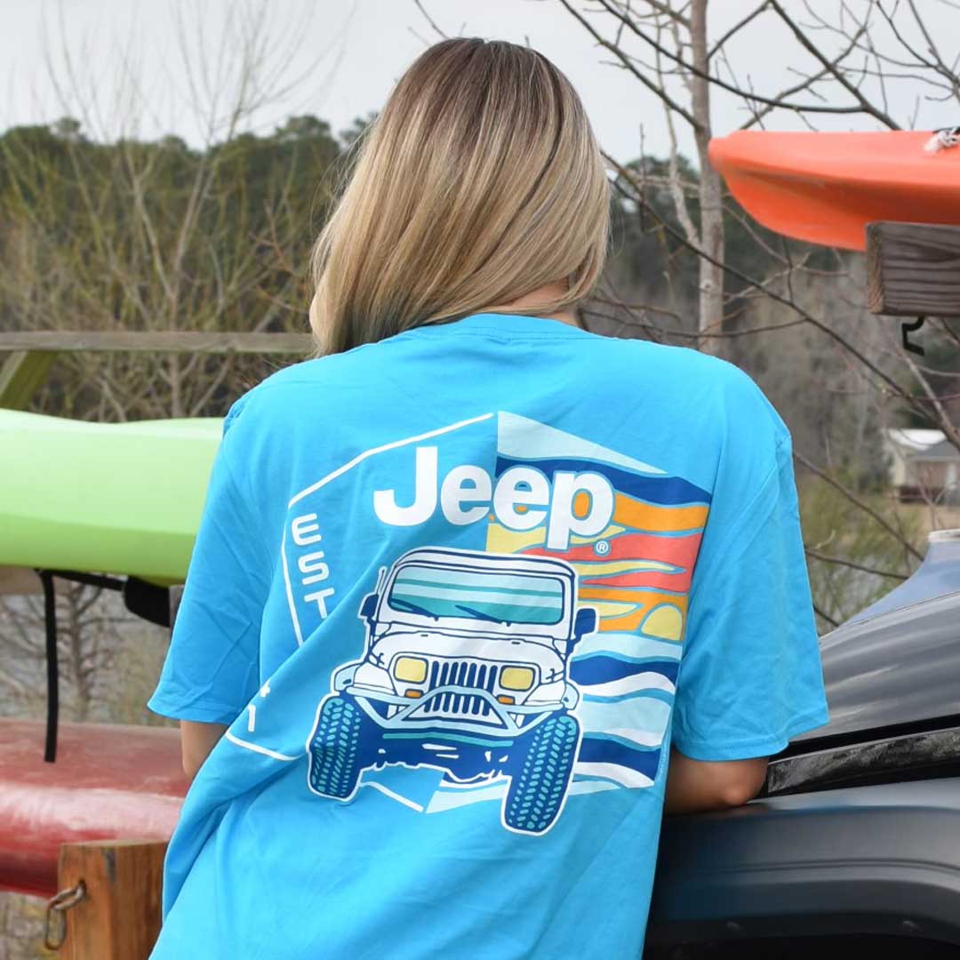 Jeep - Retro Beach T-Shirt