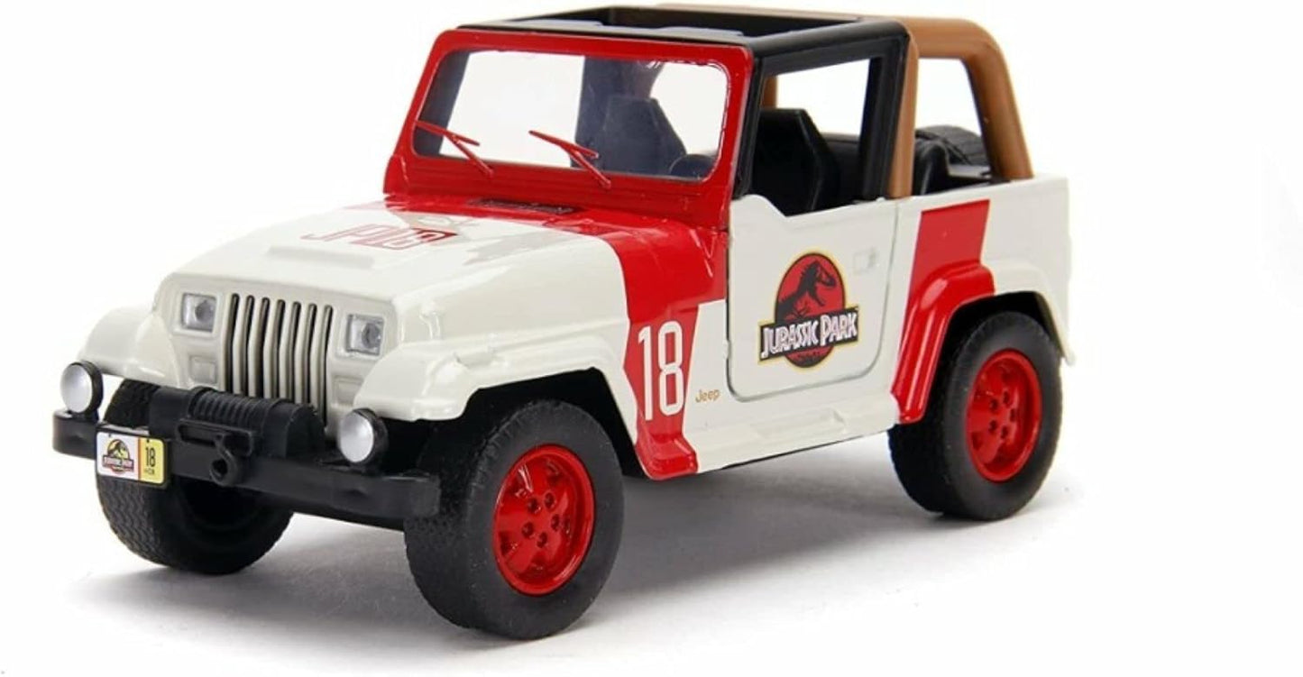 Jada 1:32 Jeep Wrangler - Jurassic World - Scale Diecast Model