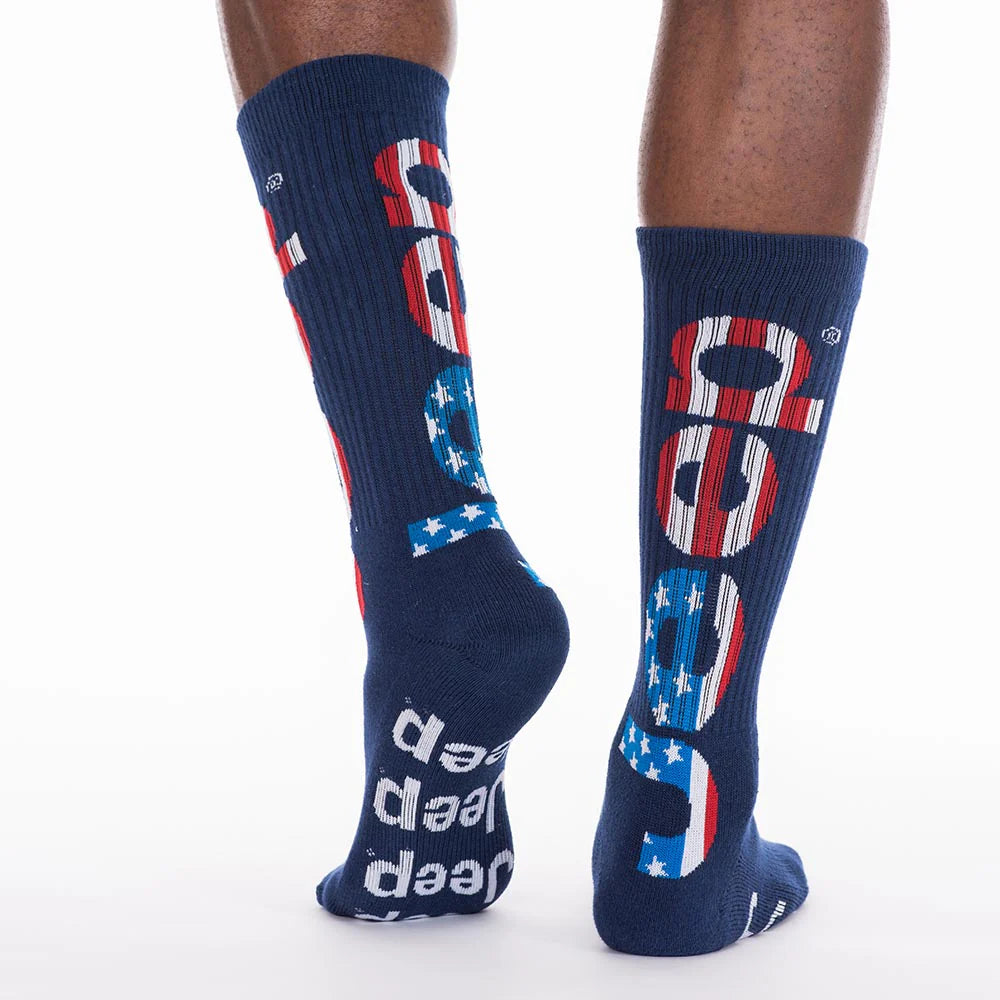 Jeep - USA Flag Crew Socks