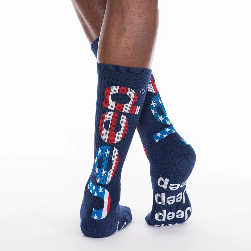 Jeep - USA Flag Crew Socks