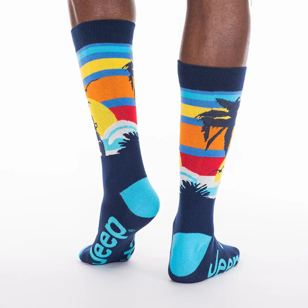 Jeep - Beach Sunset Dress Socks