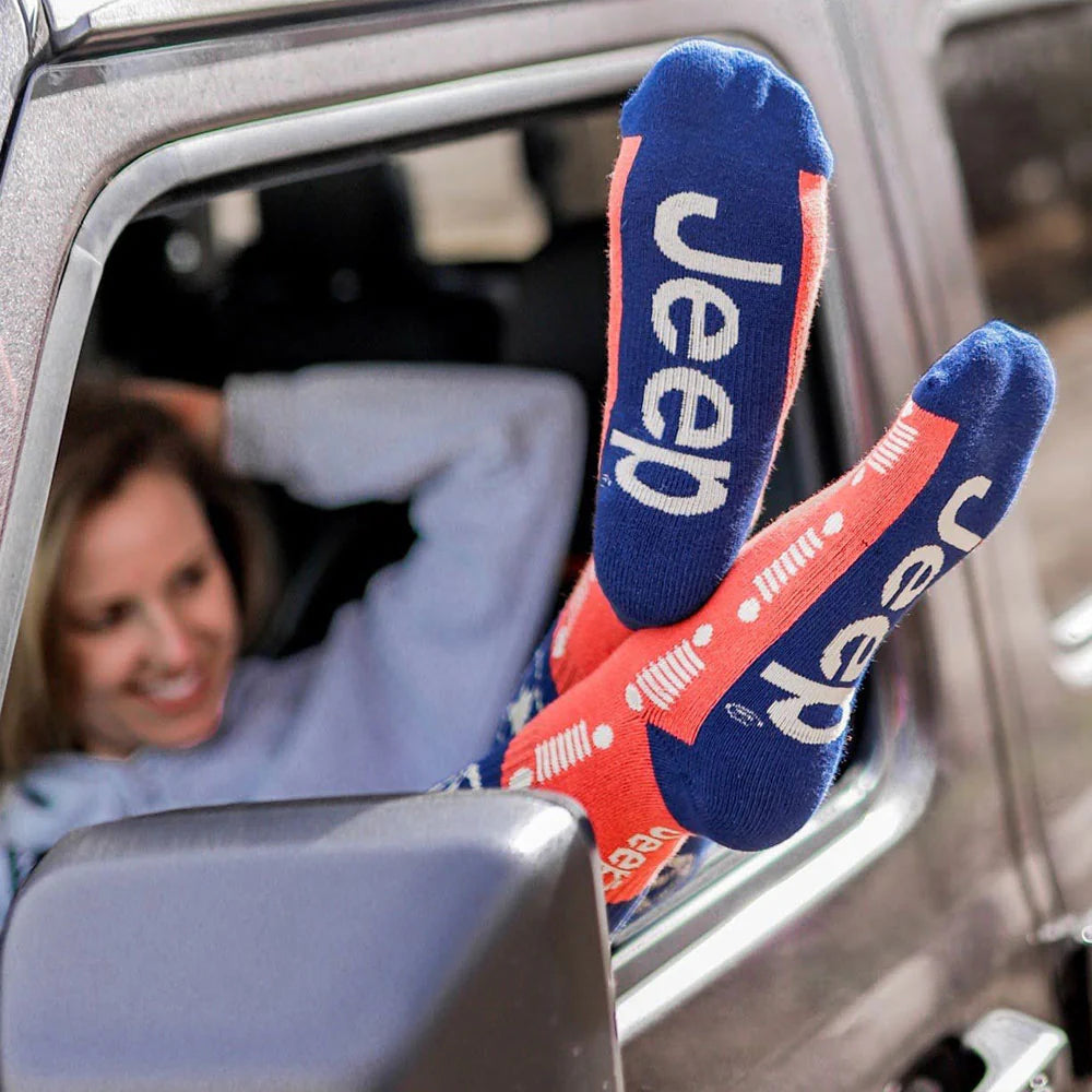 Jeep - Old Patriot Crew Socks