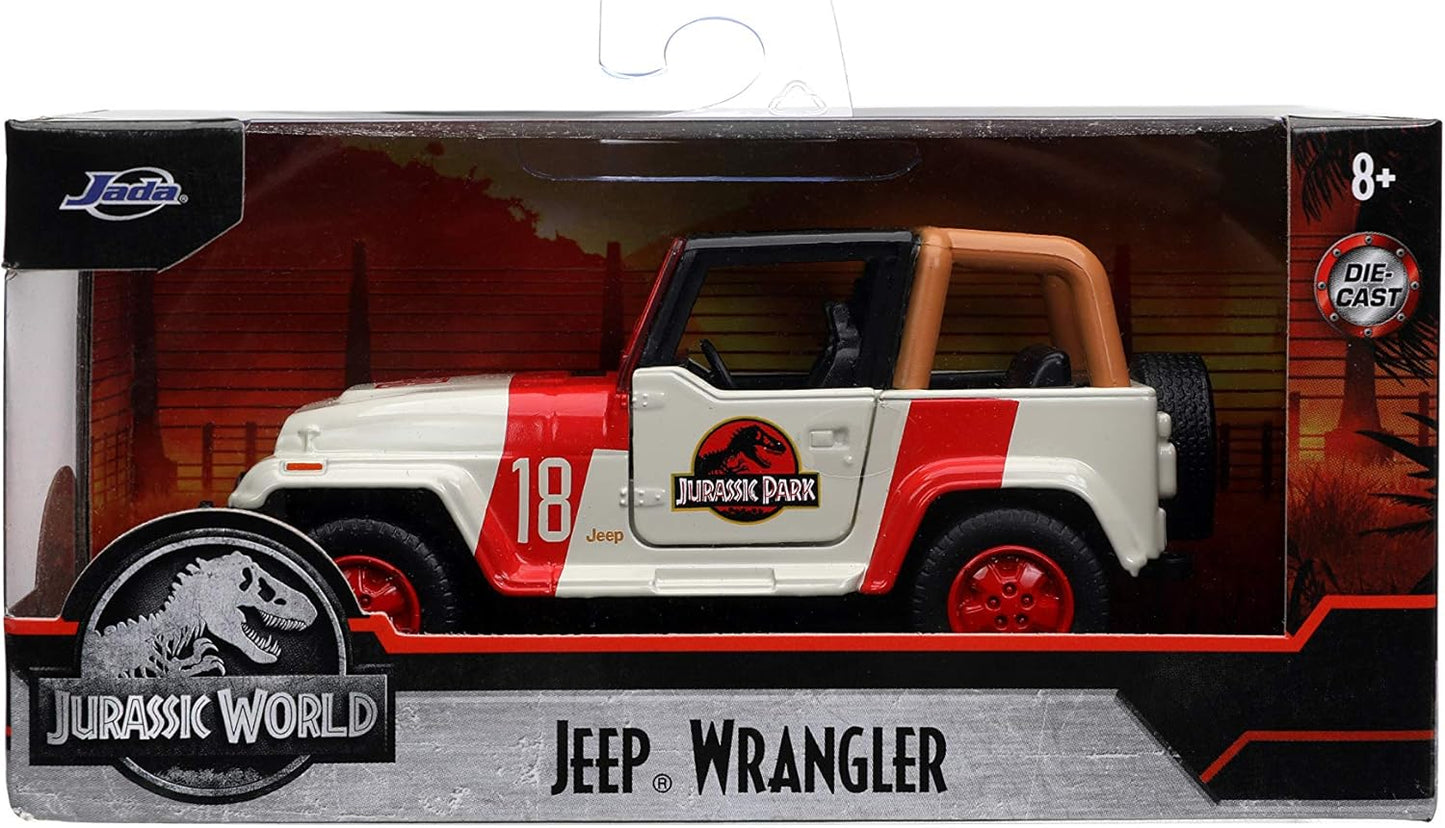 Jada 1:32 Jeep Wrangler - Jurassic World - Scale Diecast Model