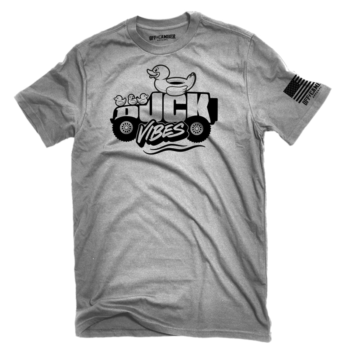 Off-Camber - Duck Vibes Offroad 4x4 SUV Silhouette T-Shirt