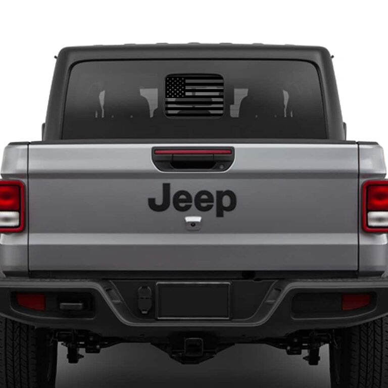 Jeep Gladiator Rear Window Flag Decal